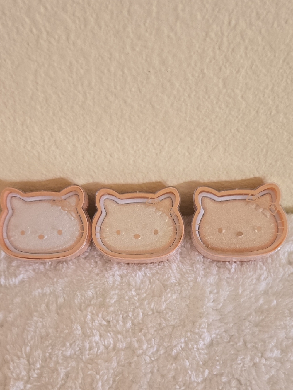 Hello Kitty Shimmer Highlighters - Light, Medium, & Tan- Set Of Three